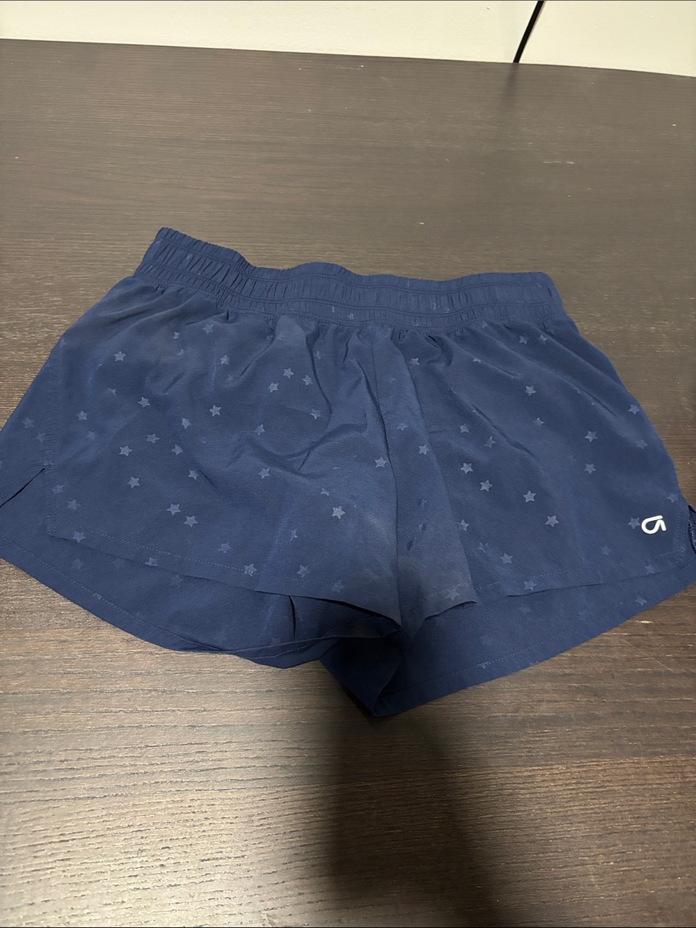 GAP Navy Star-Print Athletic Shorts